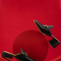 Saint G Women Solid Leather Mules-52