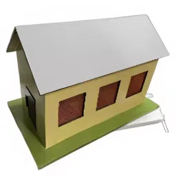 Khanna Traders 20x10x14 inch Wooden Well Ventilated House Model-picture-39