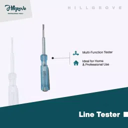 Hillgrove AC-DC Voltage Ohm Electronic Digital Mini Multimeter & Analog Line Tester Combo, HGCM464M1 image 3