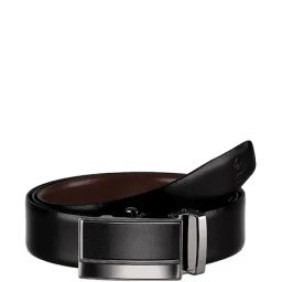 Kara Black & Brown Solid Leather Reversible Belt-image-54