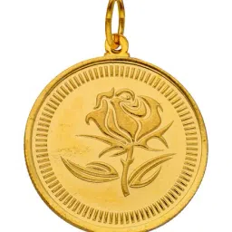 Sri Jagdamba Pearls 22k (916) 5gm Gold Coin cum Pendant-picture-24