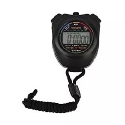 generic Real Instruments Digital LCD Stop Watch for Sports Watch Running Fitness Timer Counter Alarm Clock Black, ZSD-808 image 2