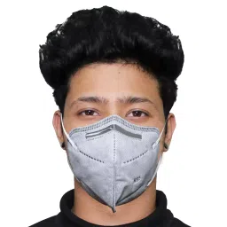 Thump N95 5 Layer Disposable Face Mask with Nose Pin and Earloop Grey-image-52