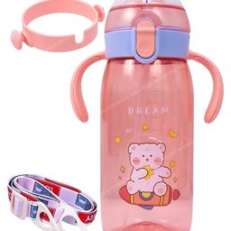 Toyshine Cartoon Print Sipper Water Bottle Orange - 550 ml-image-68
