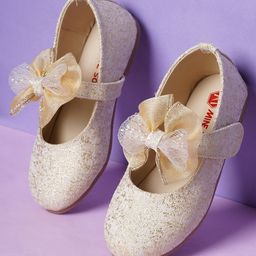 Minesole Bow EmbellishedBallerinas - Gold-image-84