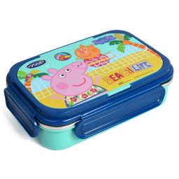 YOUP Stainless Steel Insulated Blue Color Kids Peppa Pig Lunch Box With Fork & Spoon CANDY-850 ml-image-92