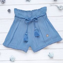 PURPLE UNITED KIDS Solid Shorts - Blue-image-19