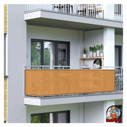 Hippo Indoor Baby Safety Balcony Net with Eyelets and Tie Cords - Beige image 4