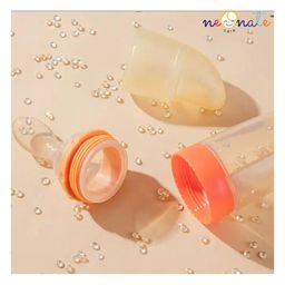 NeonateCare Combo of Fruit And Food Nibbler Spoon Feeder and Rattle Teether - ( 1 Fruit feeder -  1 Spoon feeder - 1 Ring Teether) -Pack of 3 - Multicolor ( color and design may vary) image 5