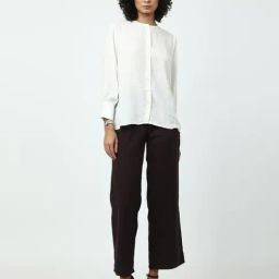 Saltpetre Off-White Puff Sleeve Shirt-image-64