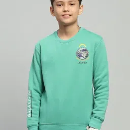 Monte Carlo Boys Green Polyester Printed Sweatshirt-picture-41