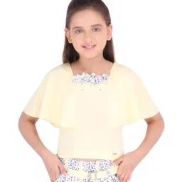 Cutecumber Kids Yellow Applique Pattern Top-image-79