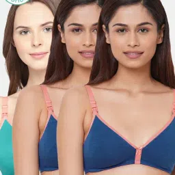 Inner Sense Multicolored Non Wired Non Padded Nursing Bra (Pack Of 3)-image-73