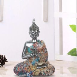 Tayhaa Multicolor Resin Boho Buddha - Set of 1 image 1