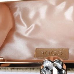 Code by Lifestyle Gold Textured Box Clutch image 5