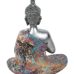 Tayhaa Multicolor Resin Boho Buddha - Set of 1 image 4