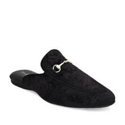 San Frissco Men's Carbon Black Mule Shoes-picture-18