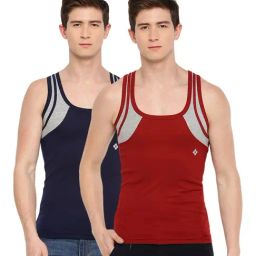Dollar Bigboss Assorted Cotton Vests - Pack of 2-image-34