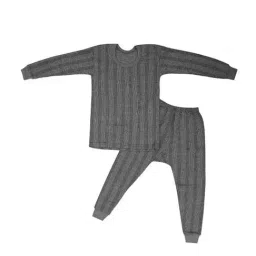 Tiny Bugs Kids Grey Cotton Thermal Set-image-83