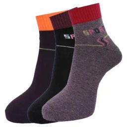 Dollar Multi Cotton Free Size Printed Socks - Pack of 3-image-53