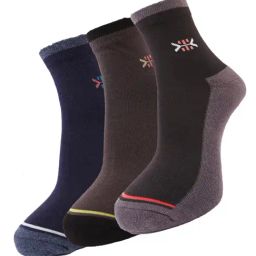Dollar Multi Cotton Free Size Printed Socks - Pack of 3-image-22