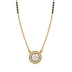 Kisna Diamond & Gold Jewellery 18k Gold & Diamond Jenima Mangalsutra for Women-image-70