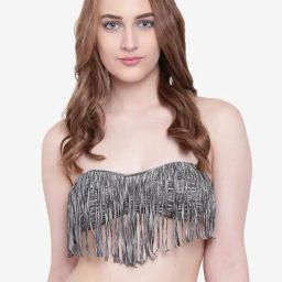 La Intimo Grey Printed Bea Chick Bikini Bra-picture-22