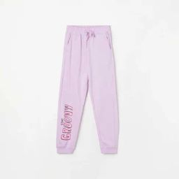 Fame Forever by Lifestyle Kids Lilac Cotton Printed Trackpants-image-82
