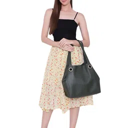 Black Spade Set Of 2 Structured Tote Bag image 3