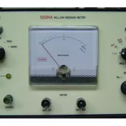 SIGMA Million Megohm Meter 1 mega ohm to 1000 million mega ohm in eight ranges-12