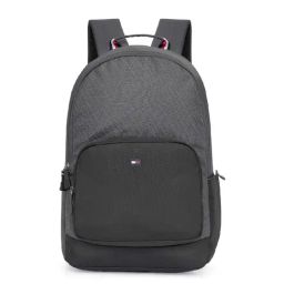 TOMMY HILFIGER Sanford 24 Grey & Black Laptop Backpack-48