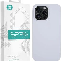 Sprig Liquid Silicone Back Cover for APPLE iPhone 15 Pro (Grey)-image-69