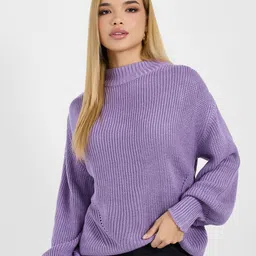 Styli Women Cable Knit Pullover-picture-30