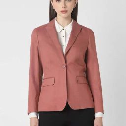 Van Heusen Rust Cotton Blazer-picture-24