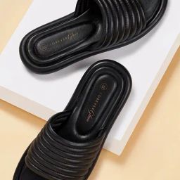 Forever Glam by Pantaloons Women's Black Casual Sandals-image-57