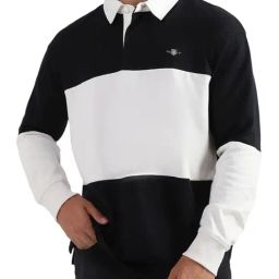 Gant Multi Cotton Relaxed Fit Colour Block Polo T-Shirt-image-23