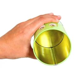 HAZEL Green Aluminium Emoji Printed Tin Container for Gifting & Snacks (490 ml) image 5