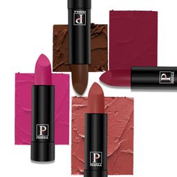 PERPAA Set Of 4 Creamy Matte Long Lasting Lipsticks 3.5g Each - 67+71+73+87-image-63