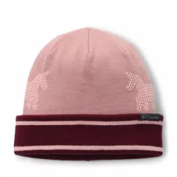 Columbia Rich Wine & Satin Pink Printed Beanie-picture-46