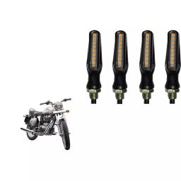Cartronics Sleek Pencil Type Yellow LED Indicator  for Royal Enfield Bullet 350 (Pack of 4 Pcs)-34