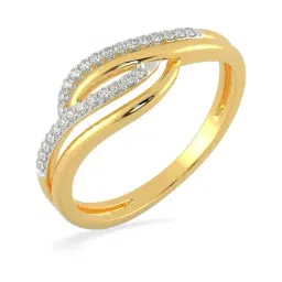 Malabar Gold and Diamonds 18k Yellow Diamond Ring for Women-image-12