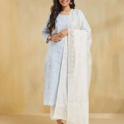 Fabindia WhiteDupatta-17
