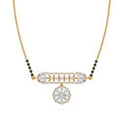 Kisna Diamond & Gold Jewellery 18k Gold & Diamond Julie Mangalsutra for Women-image-86