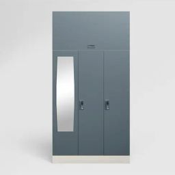 Godrej Interio Slimline Stormy Weather Grey Alloy Steel 3 Door Almirah (1 Year Warranty)-image-99