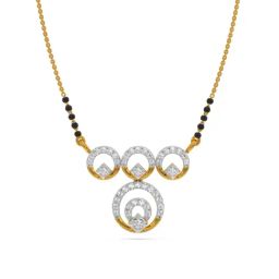 Kisna Diamond & Gold Jewellery 18k Gold & Diamond Julianne Mangalsutra for Women-image-83