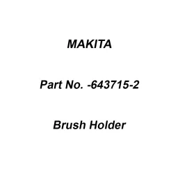 Makita Brush Holder Suitable for GA7060, Part No 643715-2-picture-38