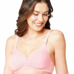 Libertina Pink Cotton Everyday Bra-picture-28