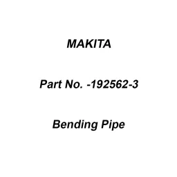 Makita Bending Pipe Suitable for VC2510LX1, Part No 192562-3-picture-31