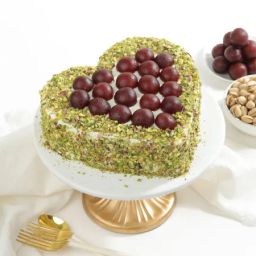 Gulab Jamun Pista Cake (500gm)-image-14