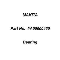 Makita Bearing Suitable for UR3500, Part No YA00000430-image-28